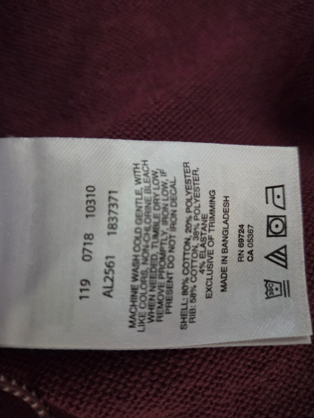 Columbia Women's Burgundy Maroon Pullover Hoodie - Picture 5 of 5